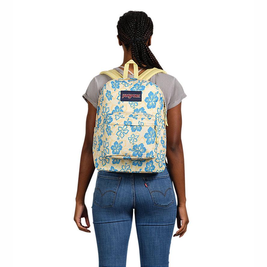 JanSport SuperBreak® Okul Çantası Sarı Mavi | TR_JS354
