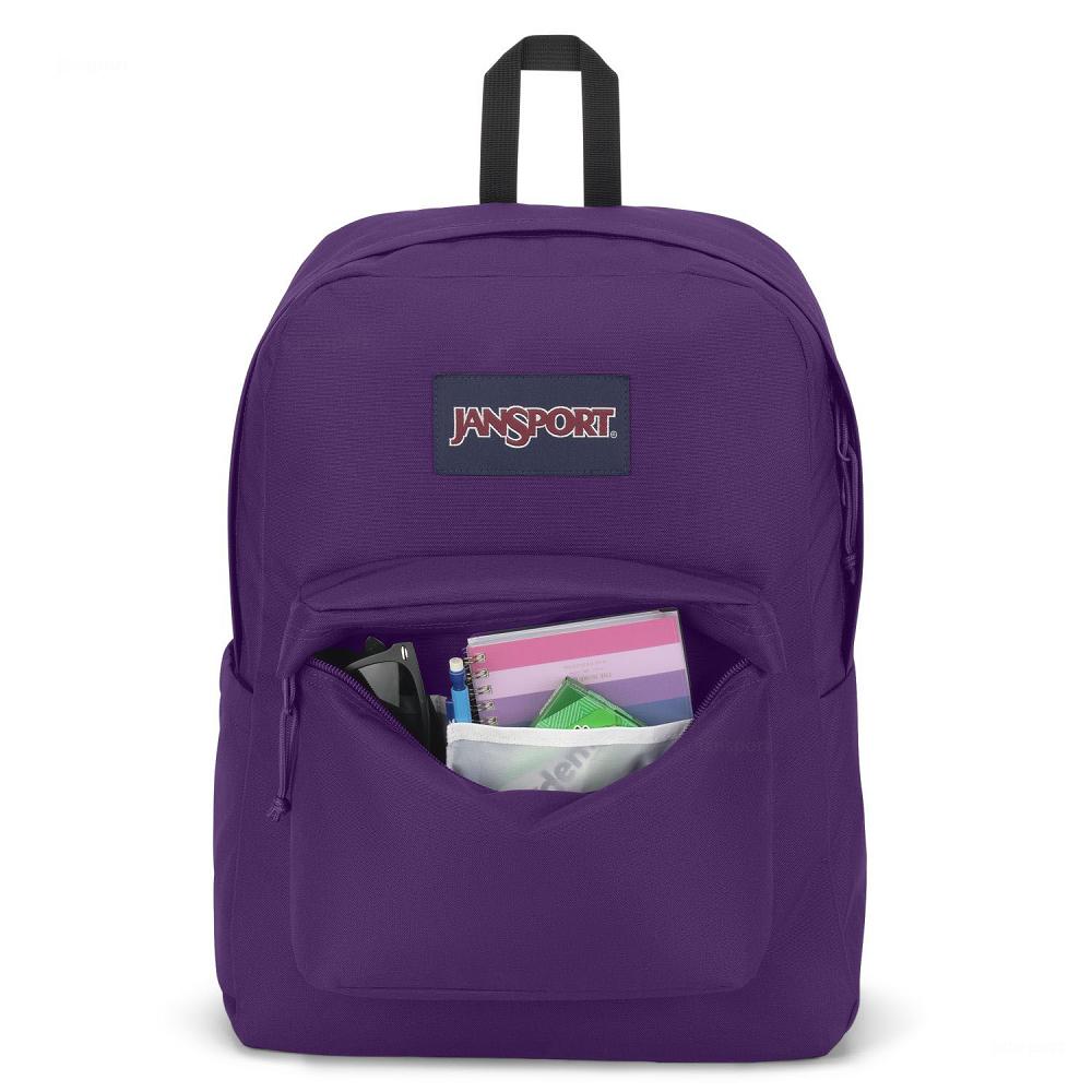 JanSport SuperBreak® Plus Laptop Sırt Çantası Mor | TR_JS074