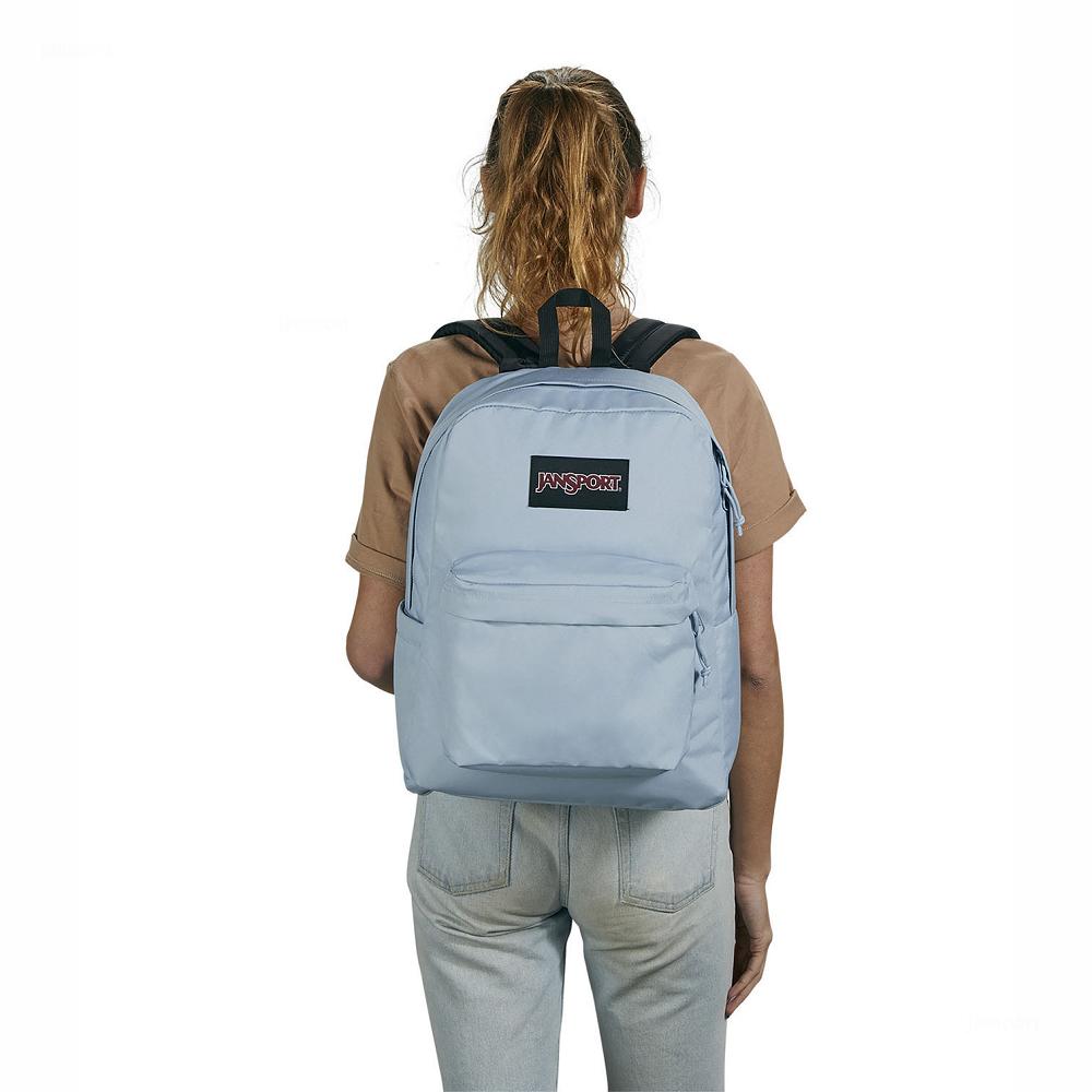 JanSport SuperBreak® Plus Laptop Sırt Çantası Açık Mavi | TR_JS093