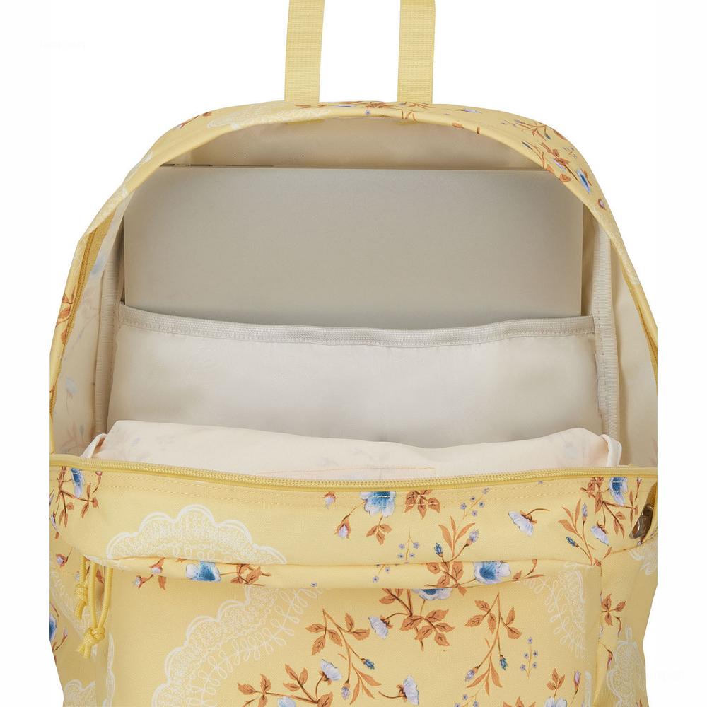 JanSport SuperBreak® Plus Laptop Sırt Çantası Sarı | TR_JS190