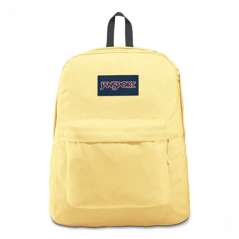 JanSport SuperBreak® Plus Laptop Sırt Çantası Sarı | TR_JS225