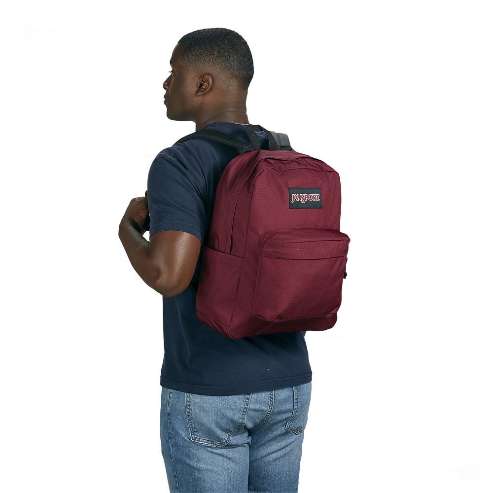 JanSport SuperBreak® Plus Laptop Sırt Çantası Bordo | TR_JS237