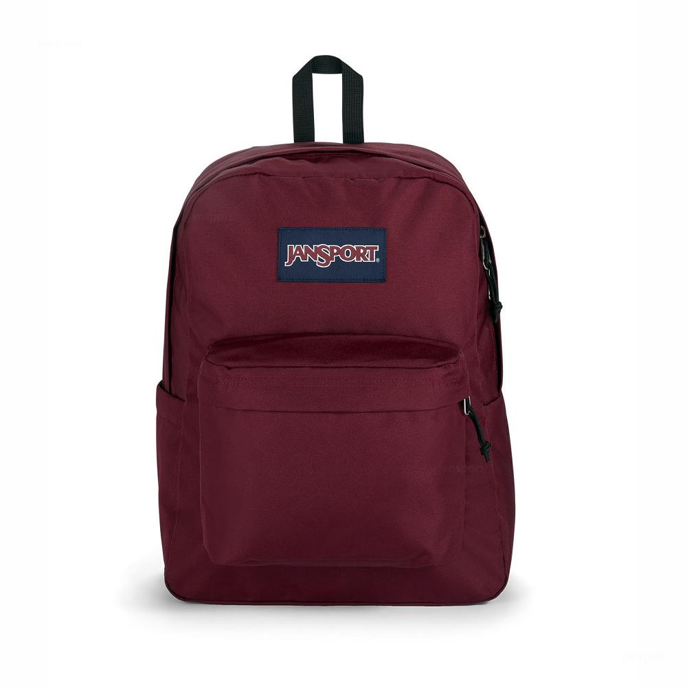 JanSport SuperBreak® Plus Laptop Sırt Çantası Bordo | TR_JS237