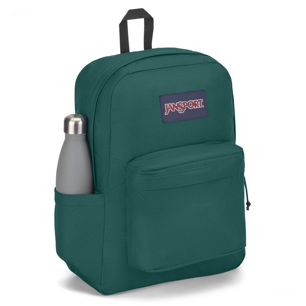 JanSport SuperBreak® Plus Laptop Sırt Çantası Koyu Yeşil | TR_JS266
