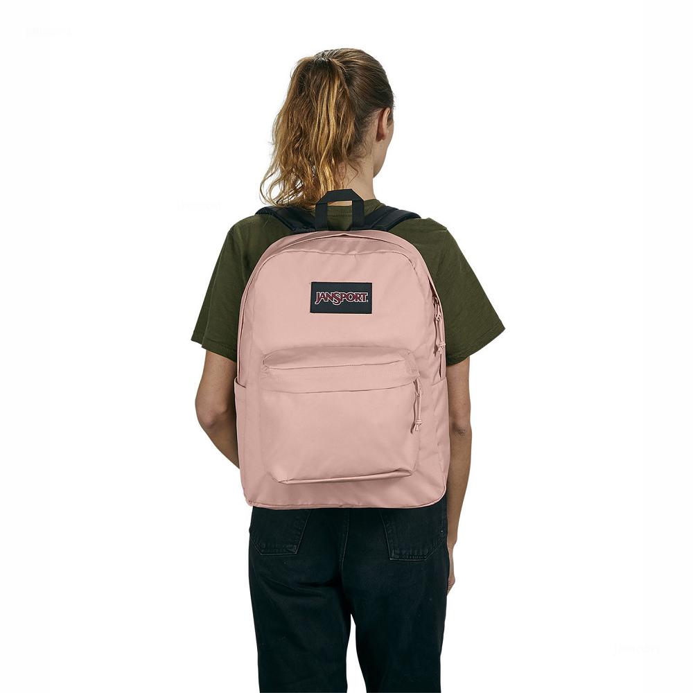 JanSport SuperBreak® Plus Laptop Sırt Çantası Pembe | TR_JS347