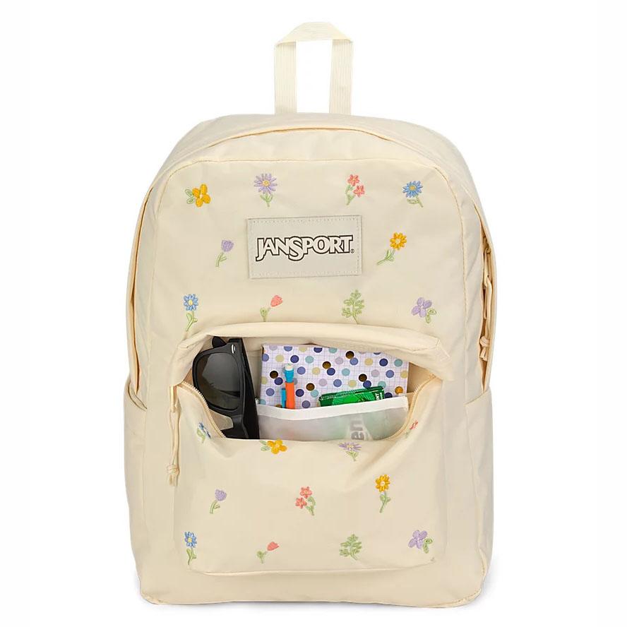 JanSport SuperBreak® Plus Laptop Sırt Çantası Bej Rengi | TR_JS376
