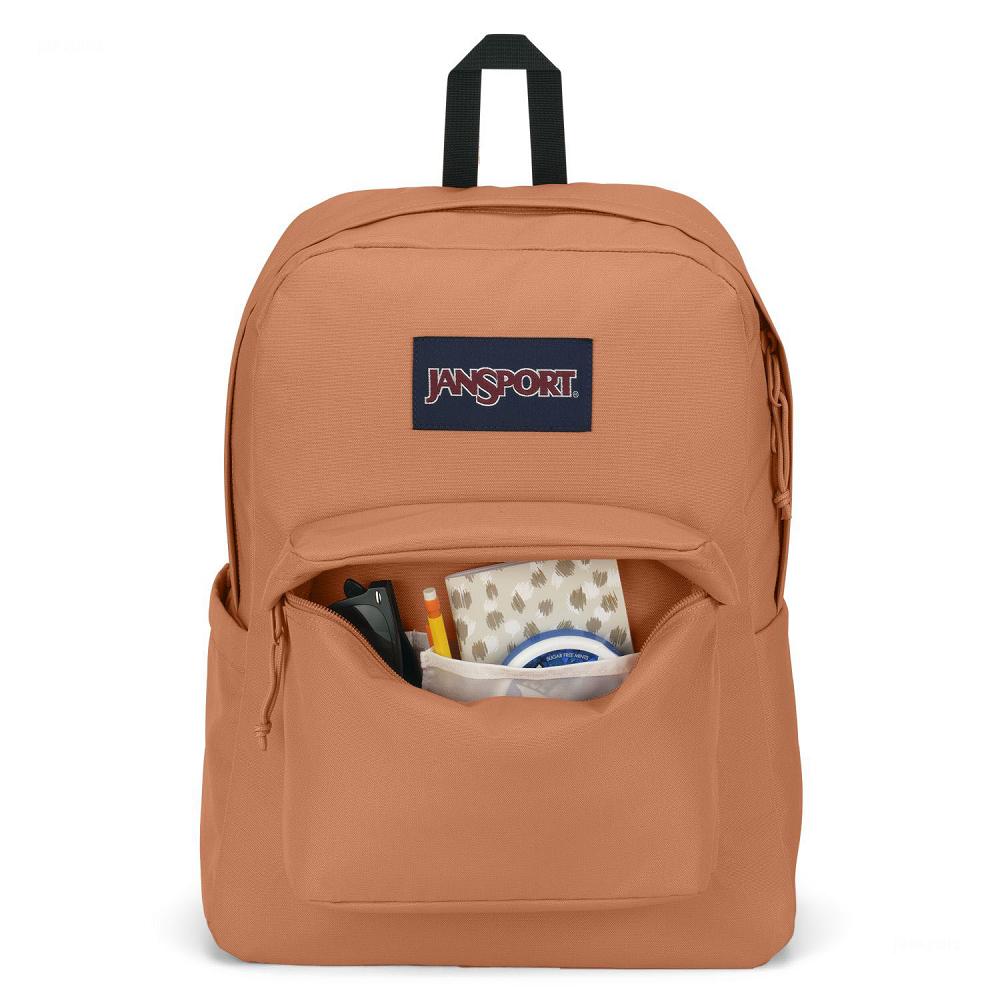 JanSport SuperBreak® Plus Laptop Sırt Çantası Turuncu | TR_JS545
