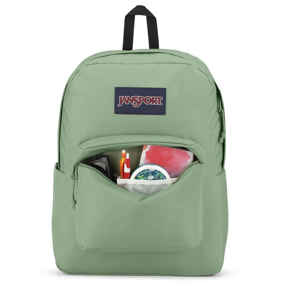 JanSport SuperBreak® Plus Okul Çantası Açık Yeşil | TR_JS409