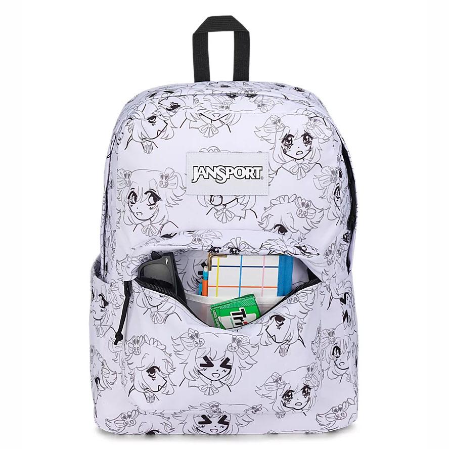 JanSport SuperBreak® Plus Okul Çantası Beyaz | TR_JS154