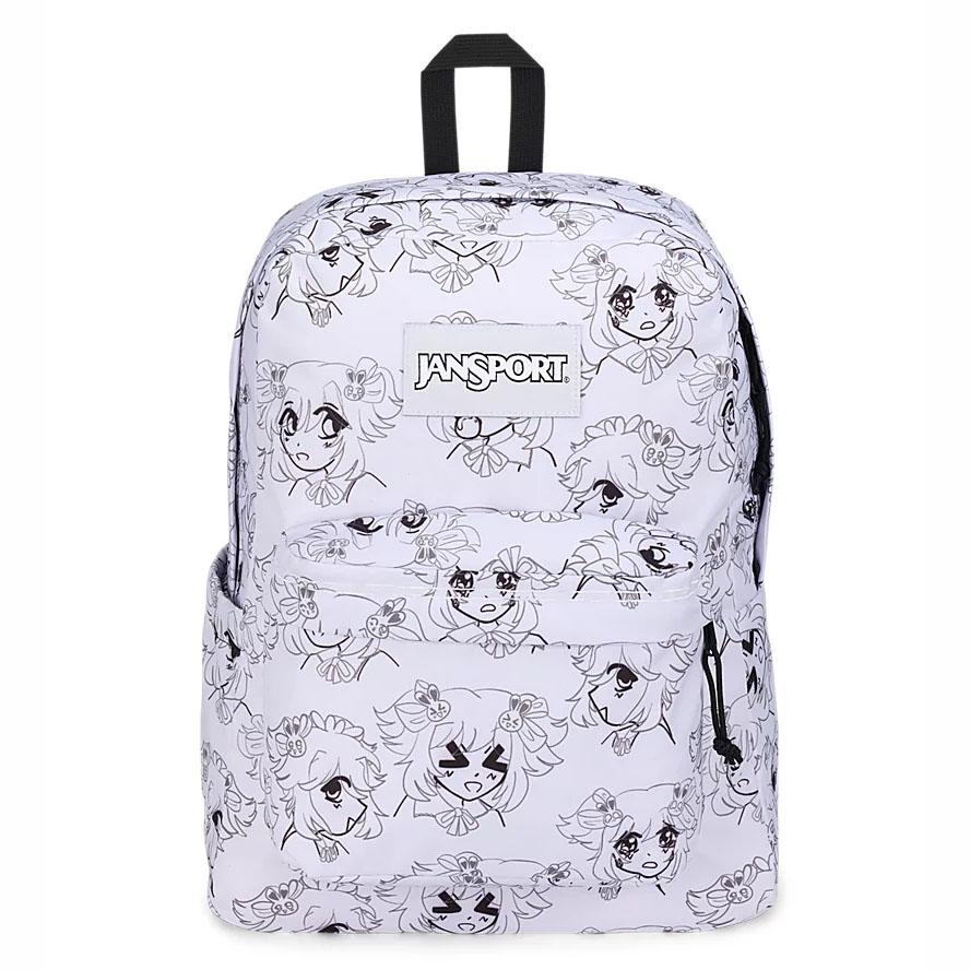JanSport SuperBreak® Plus Okul Çantası Beyaz | TR_JS154