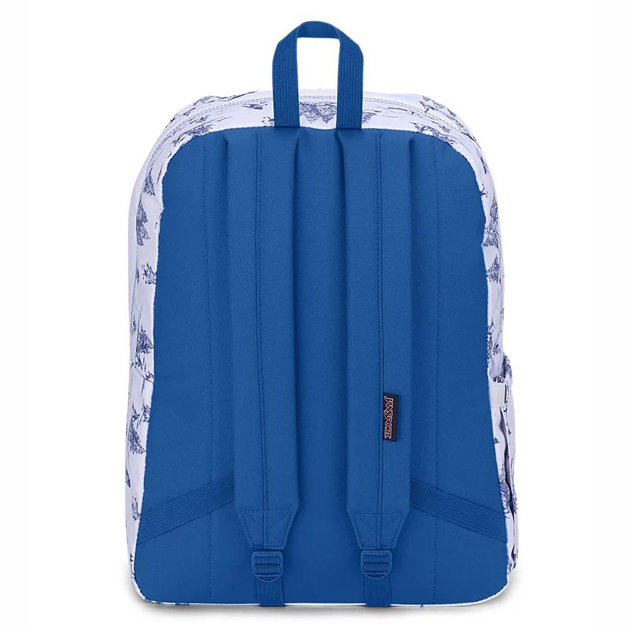 JanSport SuperBreak® Plus Okul Çantası Beyaz Mavi | TR_JS319