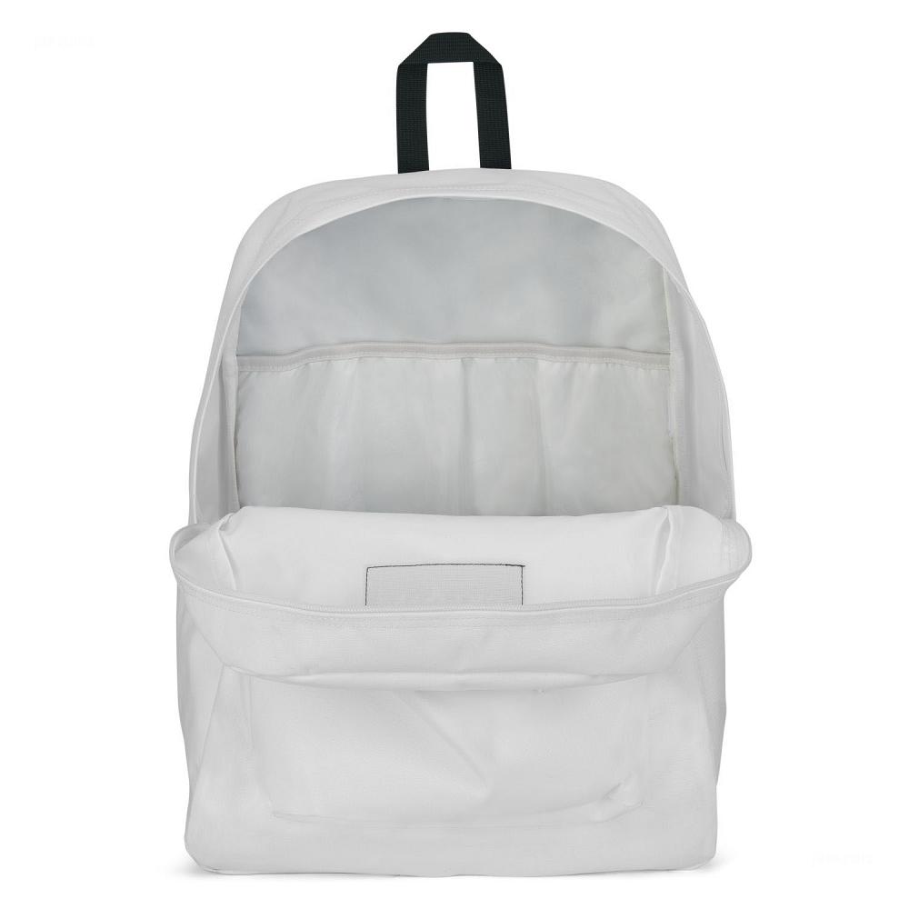 JanSport SuperBreak® Plus Okul Çantası Beyaz | TR_JS463