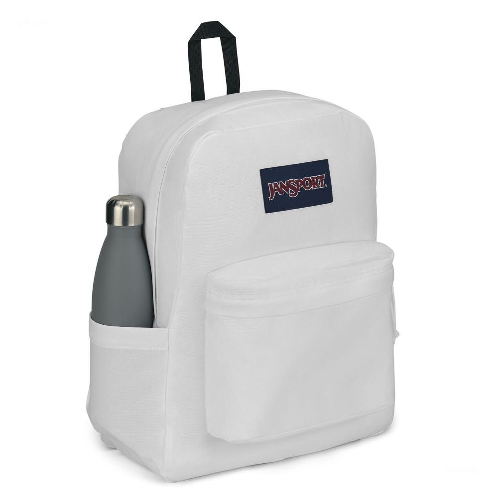 JanSport SuperBreak® Plus Okul Çantası Beyaz | TR_JS463