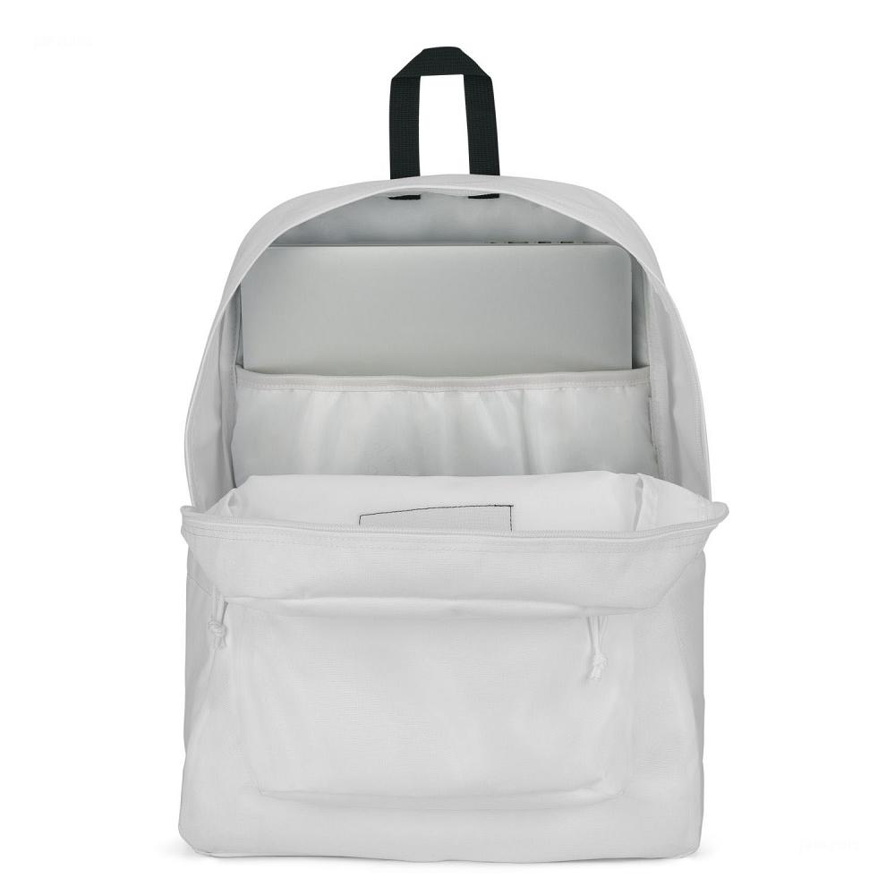 JanSport SuperBreak® Plus Okul Çantası Beyaz | TR_JS463