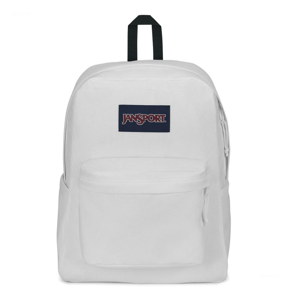 JanSport SuperBreak® Plus Okul Çantası Beyaz | TR_JS463