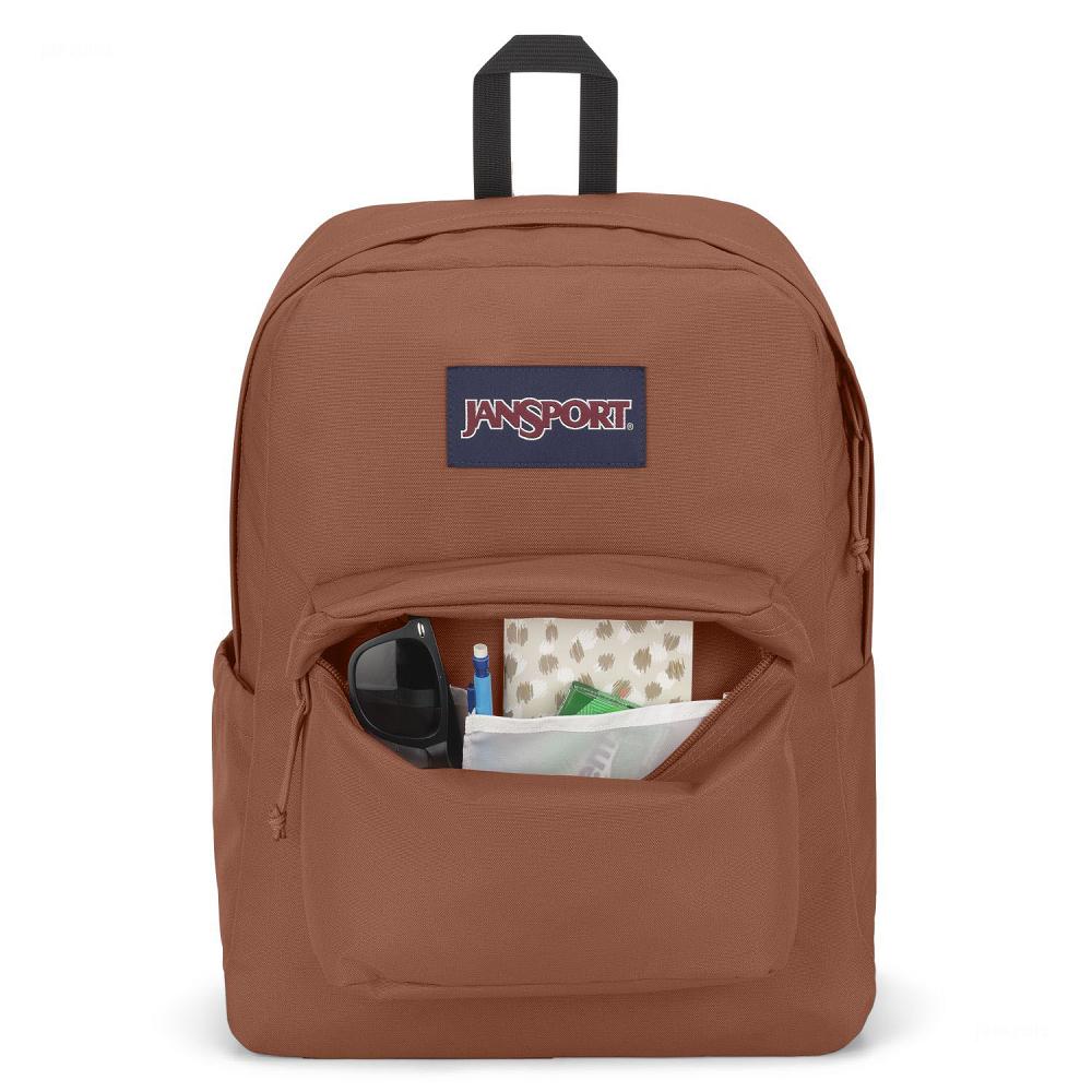 JanSport SuperBreak® Plus Okul Çantası Kahverengi | TR_JS09B