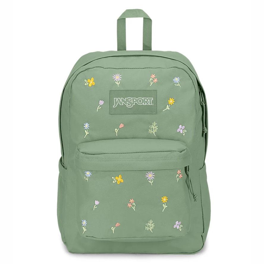 JanSport SuperBreak® Plus Okul Çantası Yeşil | TR_JS427