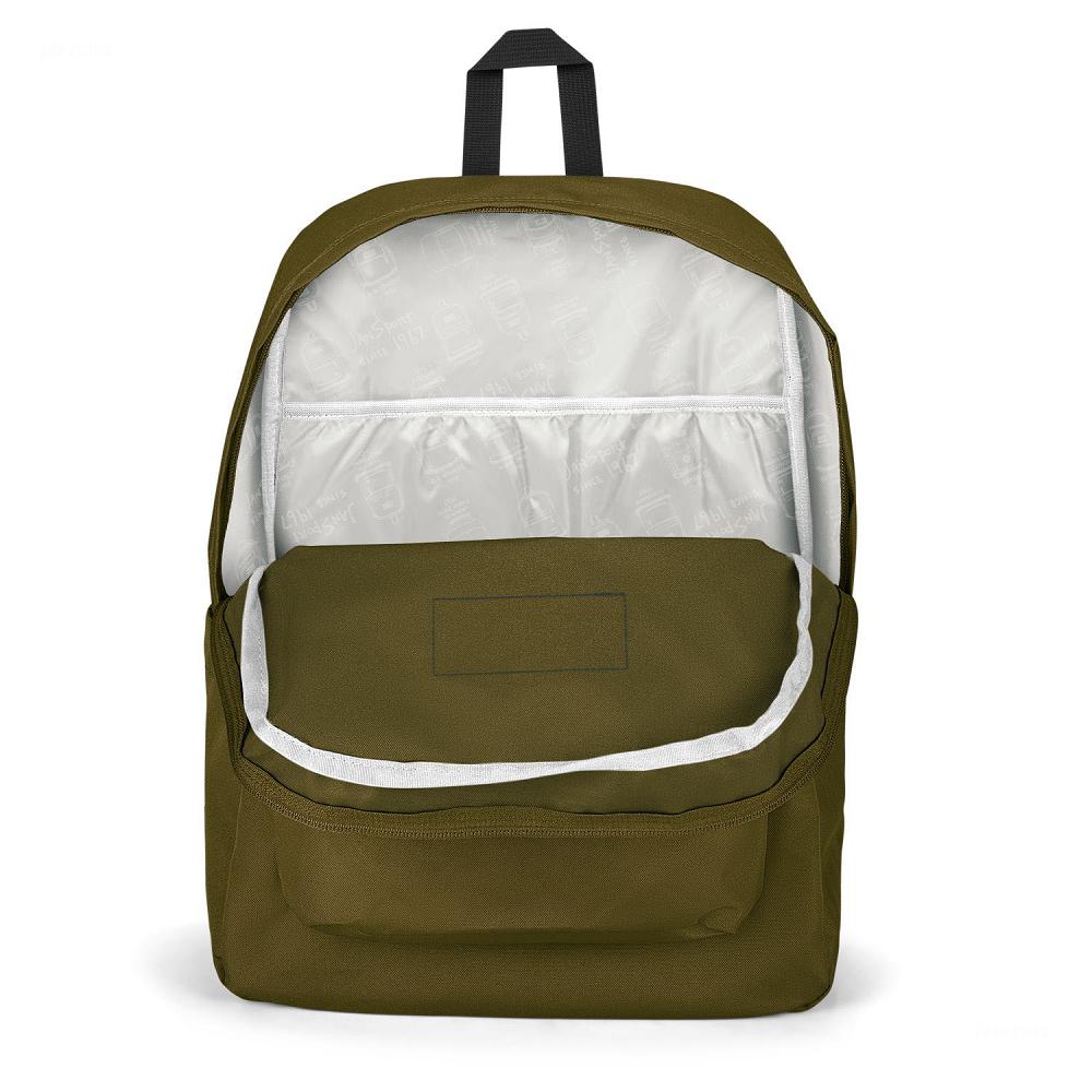 JanSport SuperBreak® Plus Okul Çantası Zeytin Yeşili | TR_JS036