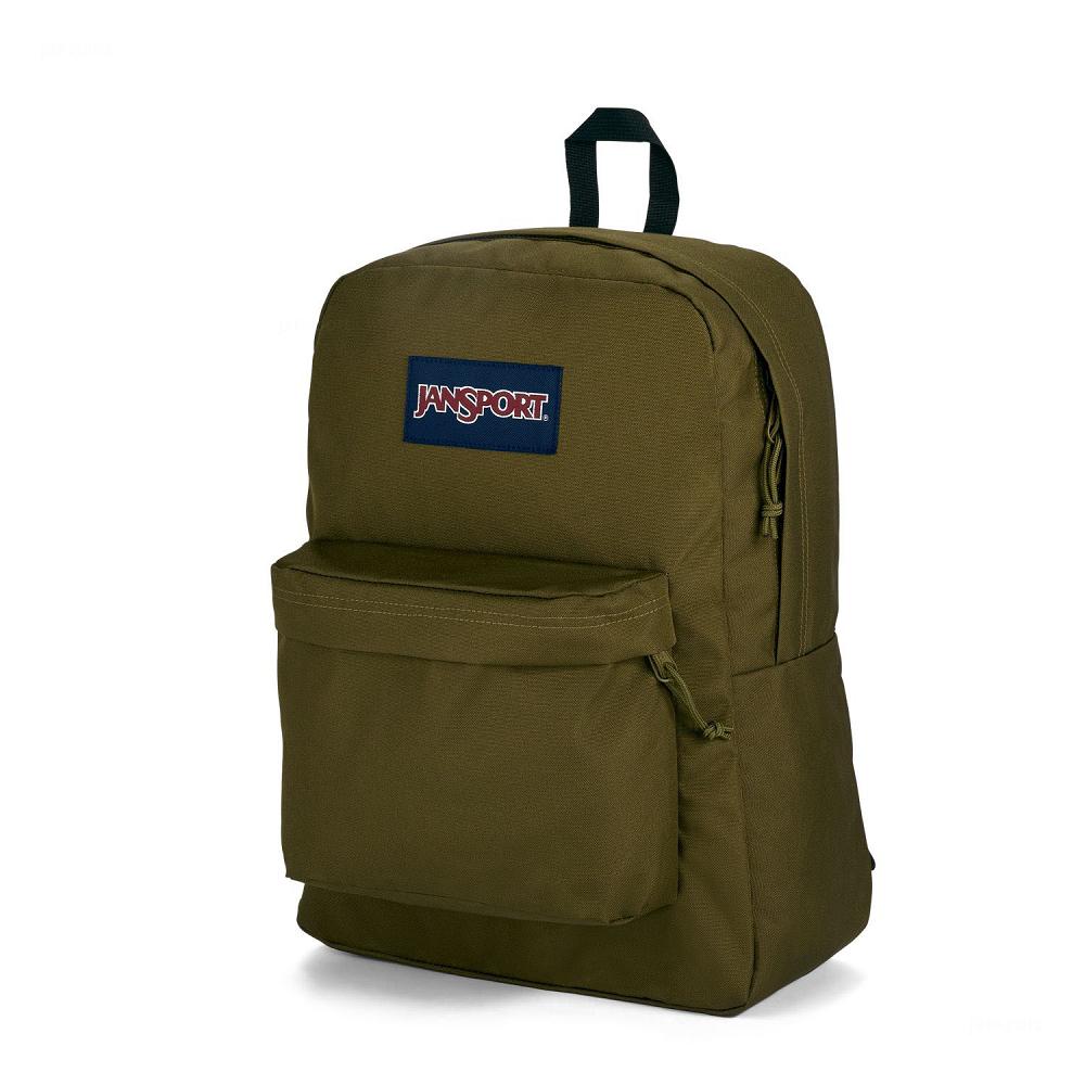 JanSport SuperBreak® Plus Okul Çantası Zeytin Yeşili | TR_JS036