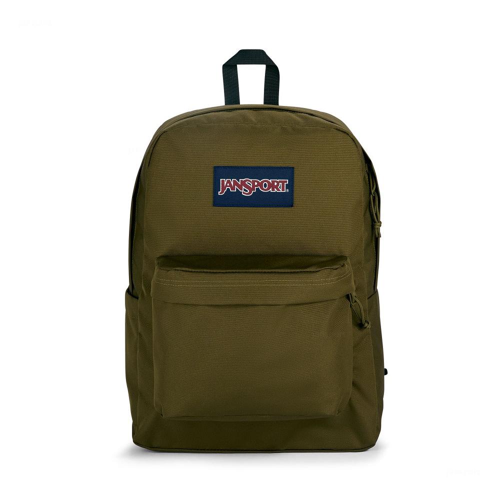 JanSport SuperBreak® Plus Okul Çantası Zeytin Yeşili | TR_JS036