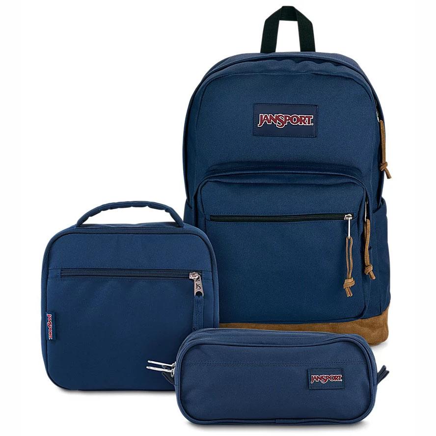 JanSport TIMELESS BLUE NAVY BUNDLE Okul Çantası Lacivert | TR_JS434